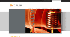 Desktop Screenshot of celem.com