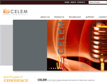 Tablet Screenshot of celem.com
